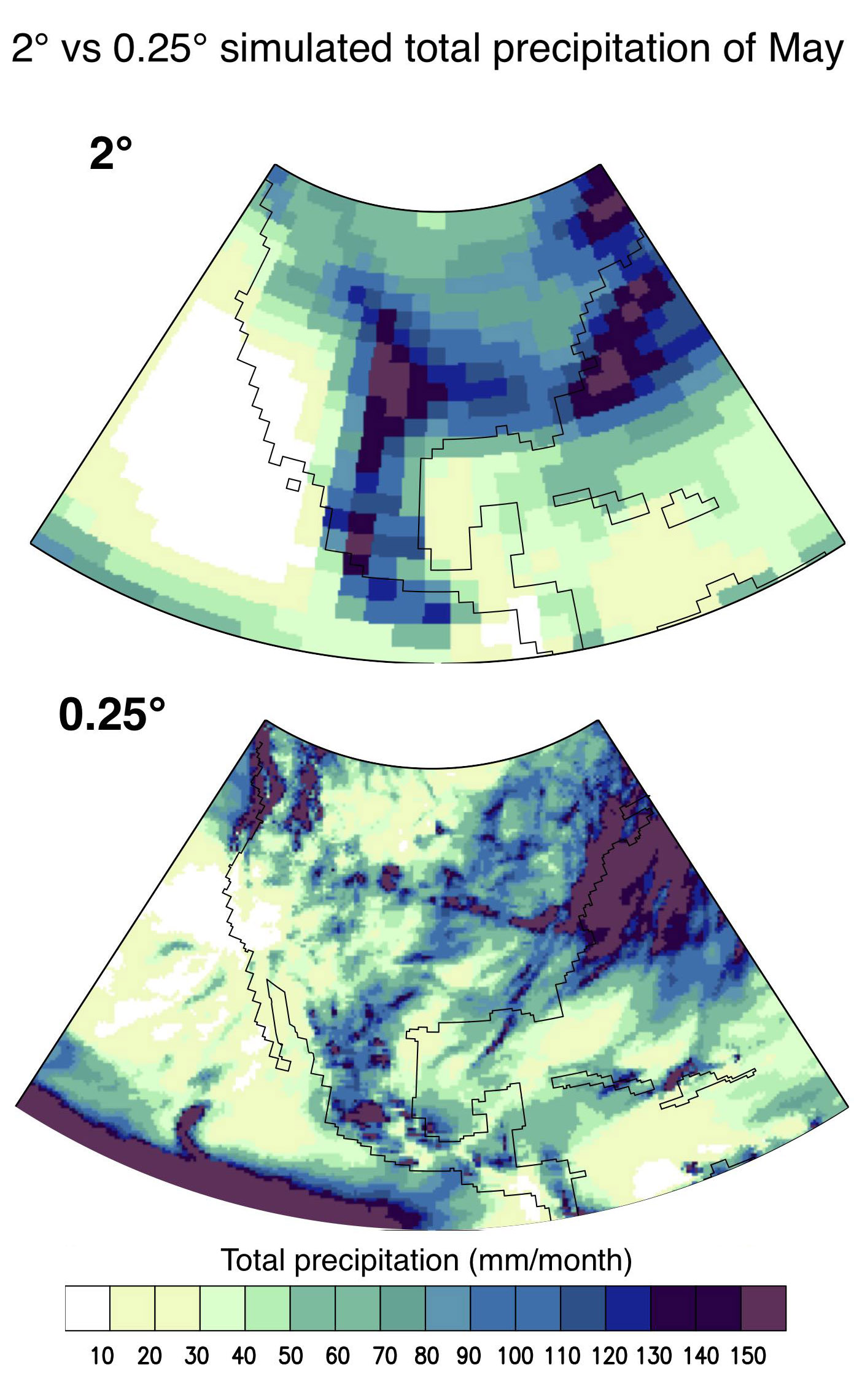 mid-Pliocene Model Resolution Comparison