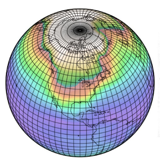 Climate model grid